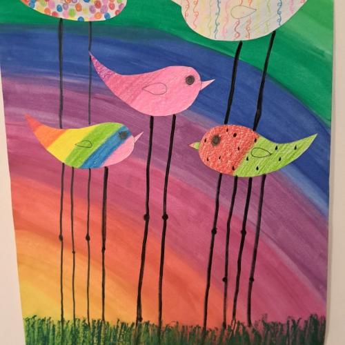 Bunte Vögel