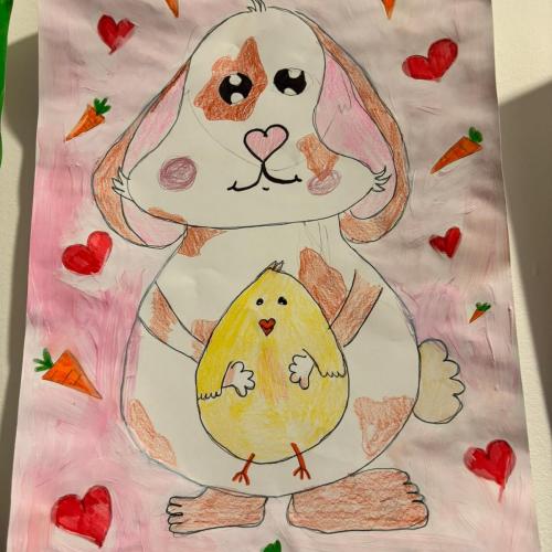 Hunde zu Ostern